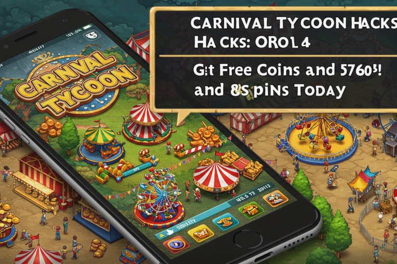 Carnival Tycoon Hacks: Get Free Coins and Spins Today