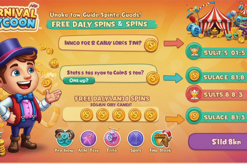 Unlock Carnival Tycoon Free Gifts: Daily Spins and Coins Guide